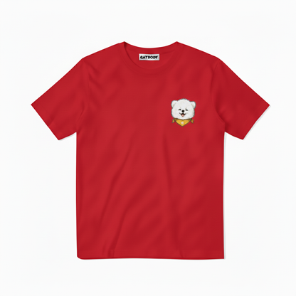Game Day Fluffy Dog Soccer Fan Graphic Tee