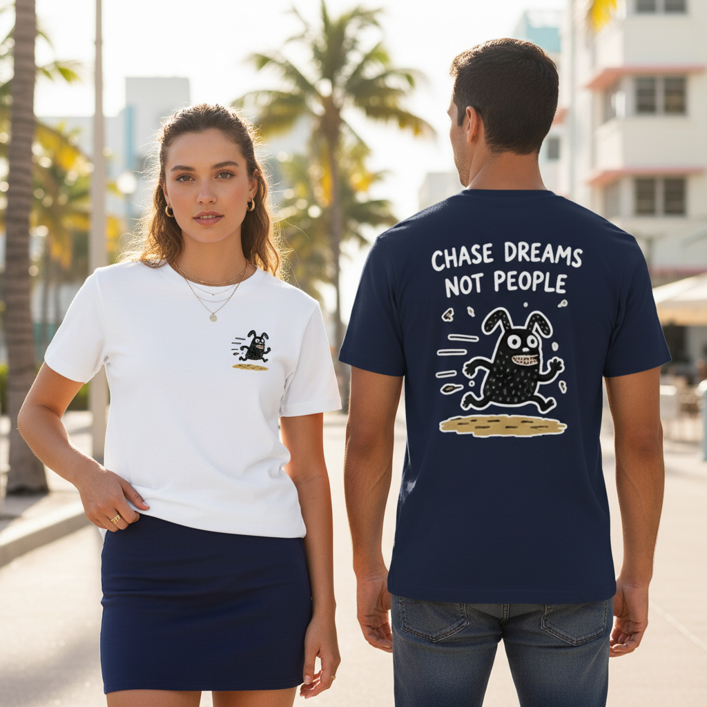 Chase Dreams Not People Tee