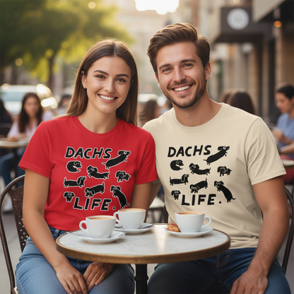 Dachs Life Funny Dachshund Graphic Tee T7127
