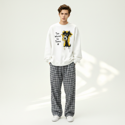 Too Weird To Tame Schnauzer Crewneck C1144