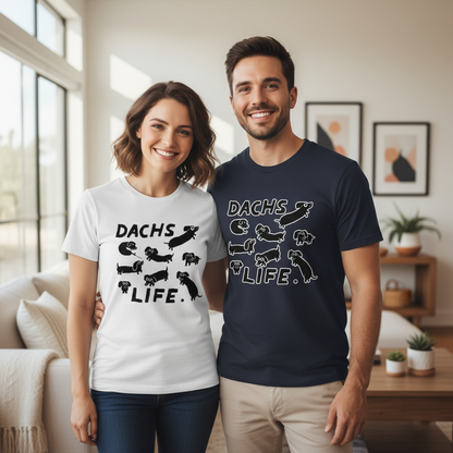 Dachs Life Funny Dachshund Graphic Tee T7127