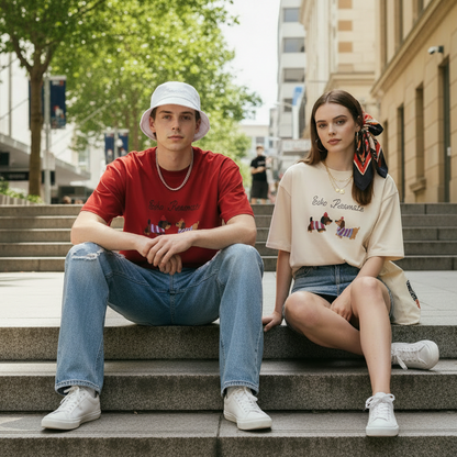 Australian urban steps sitting pose