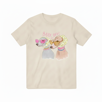 Bark Off! Beige T-shirt
