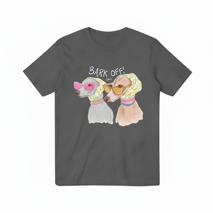 Bark Off! Dark Gray T-shirt