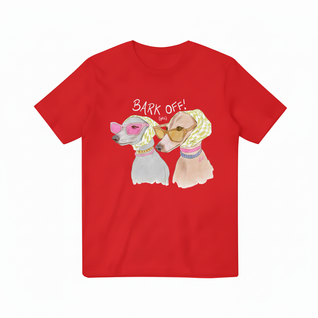 Bark Off! Red T-shirt