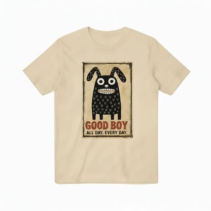 Beige Good Boy Tee