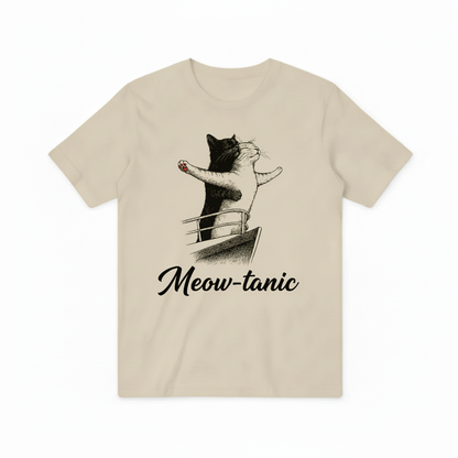 Beige Meow-tanic T-shirt