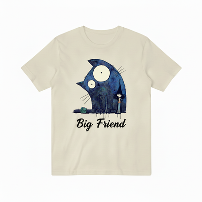 Big Friend 米黄色T恤
