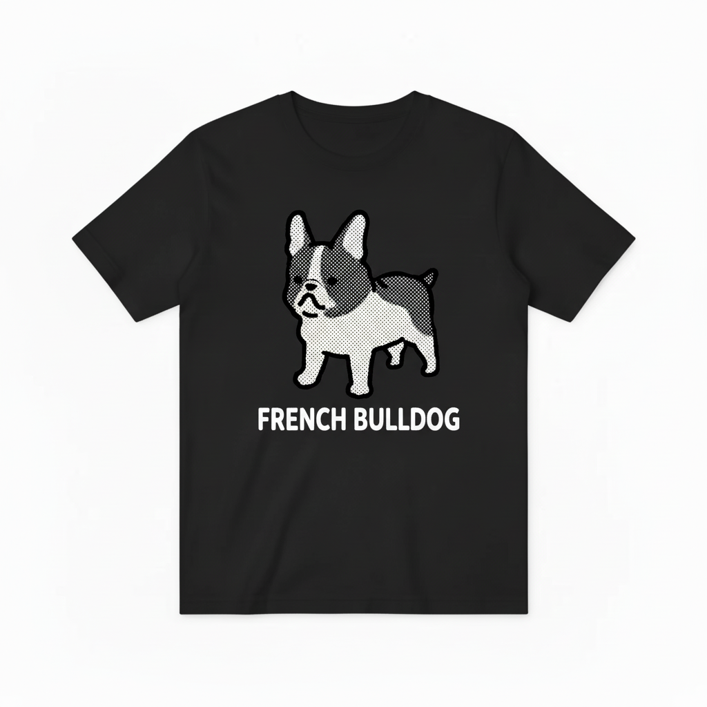 Black French Bulldog Tee