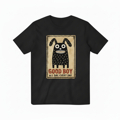 Black Good Boy Tee