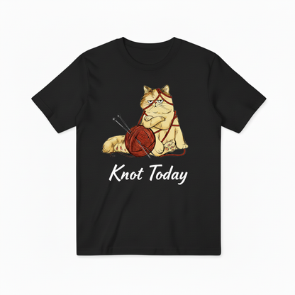 Black Knot Today T-shirt with White Text