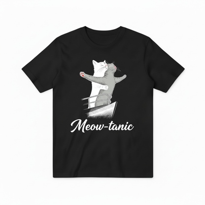 Black Meow-tanic T-shirt