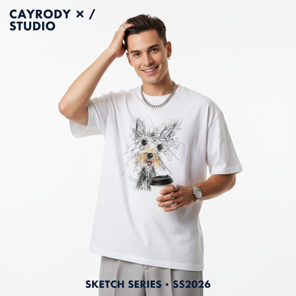 Cayrody Studio - Handsome Male White Coffee