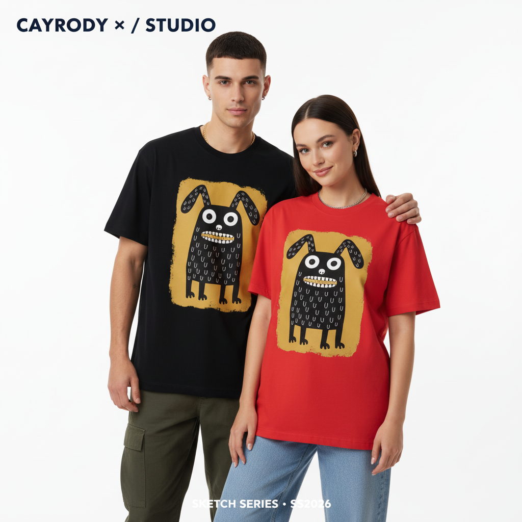 Cayrody Studio - Same Couple Black Red Behind