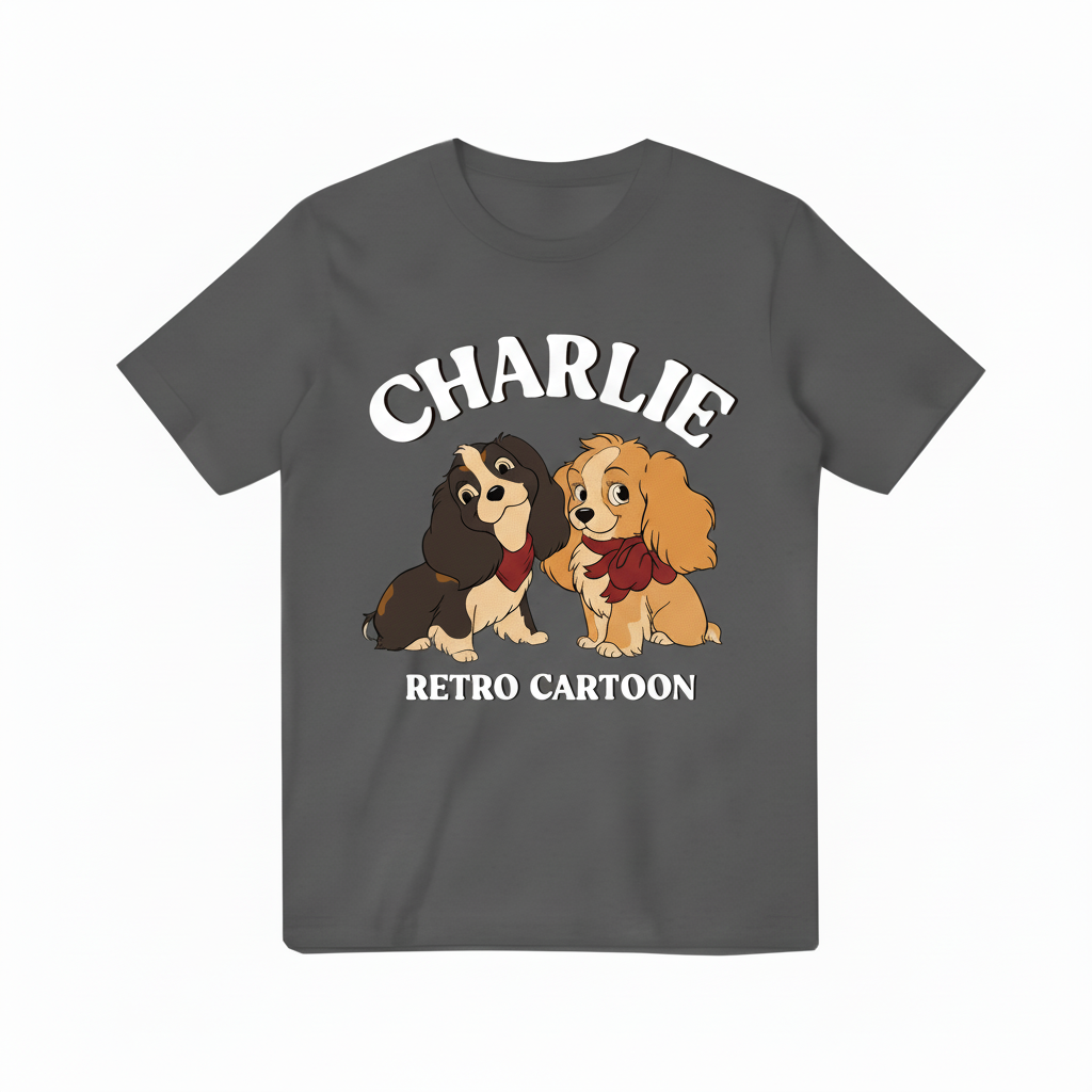 Charlie Dark Gray T-shirt