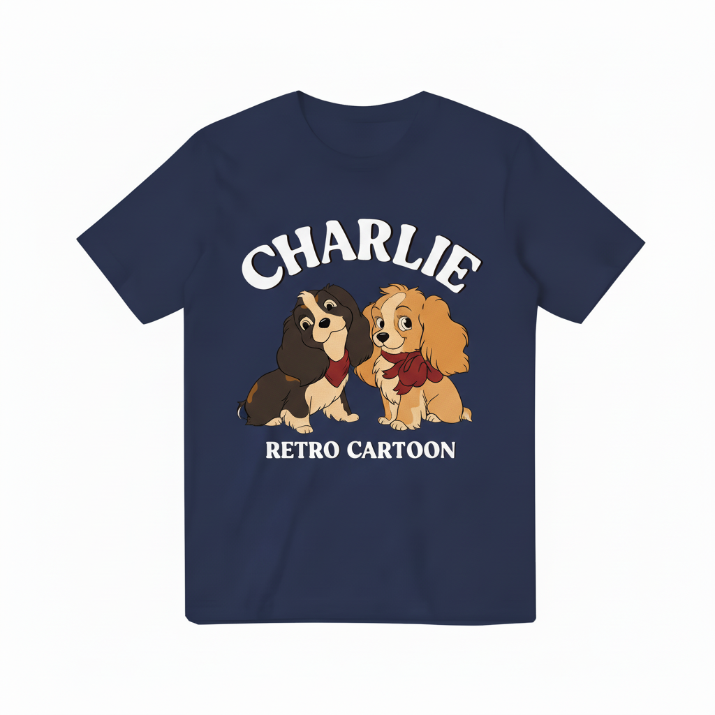 Charlie Navy Blue T-shirt
