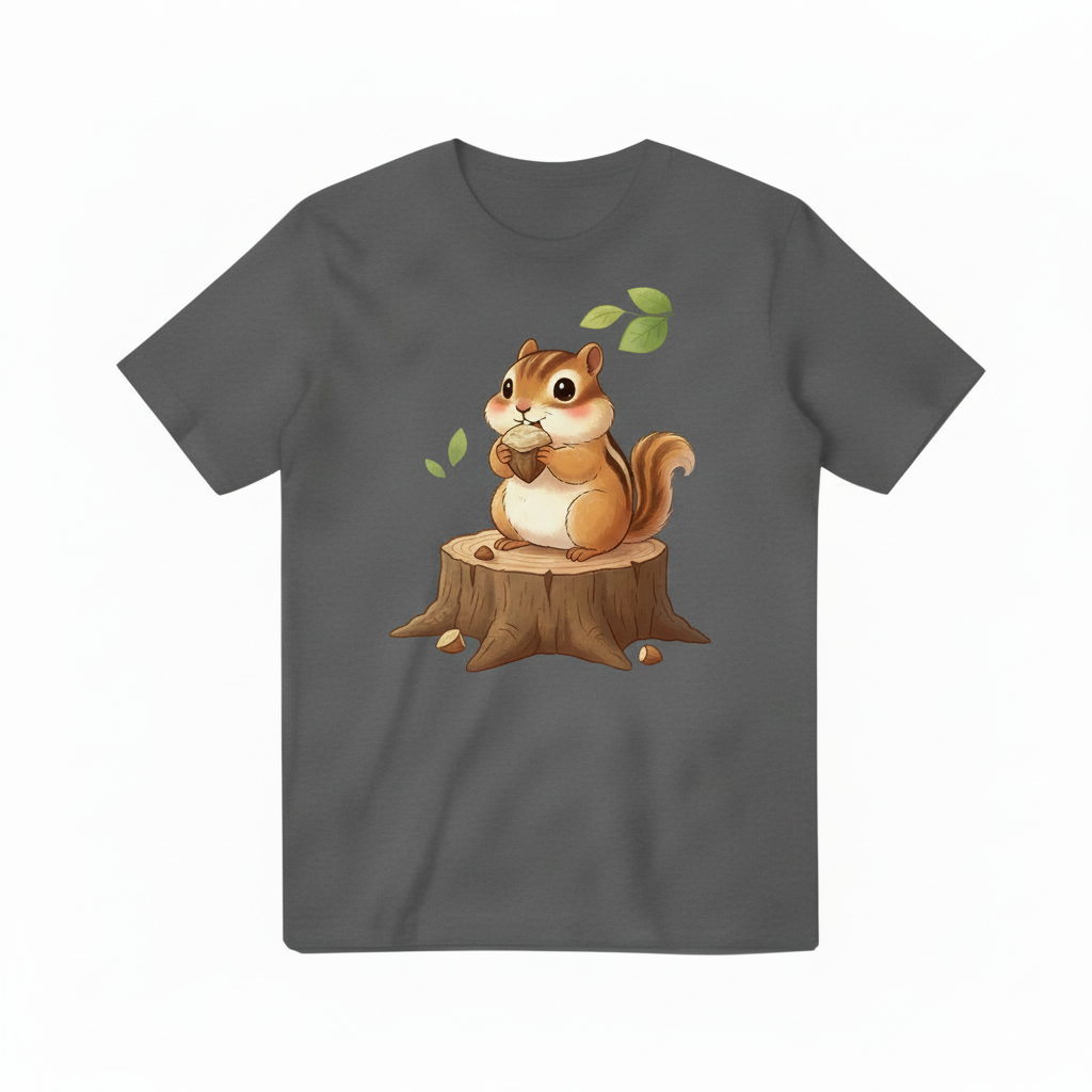 Chipmunk Dark Gray T-shirt