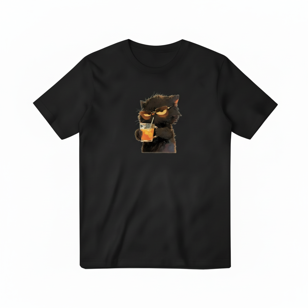 Cool Cat Black T-shirt
