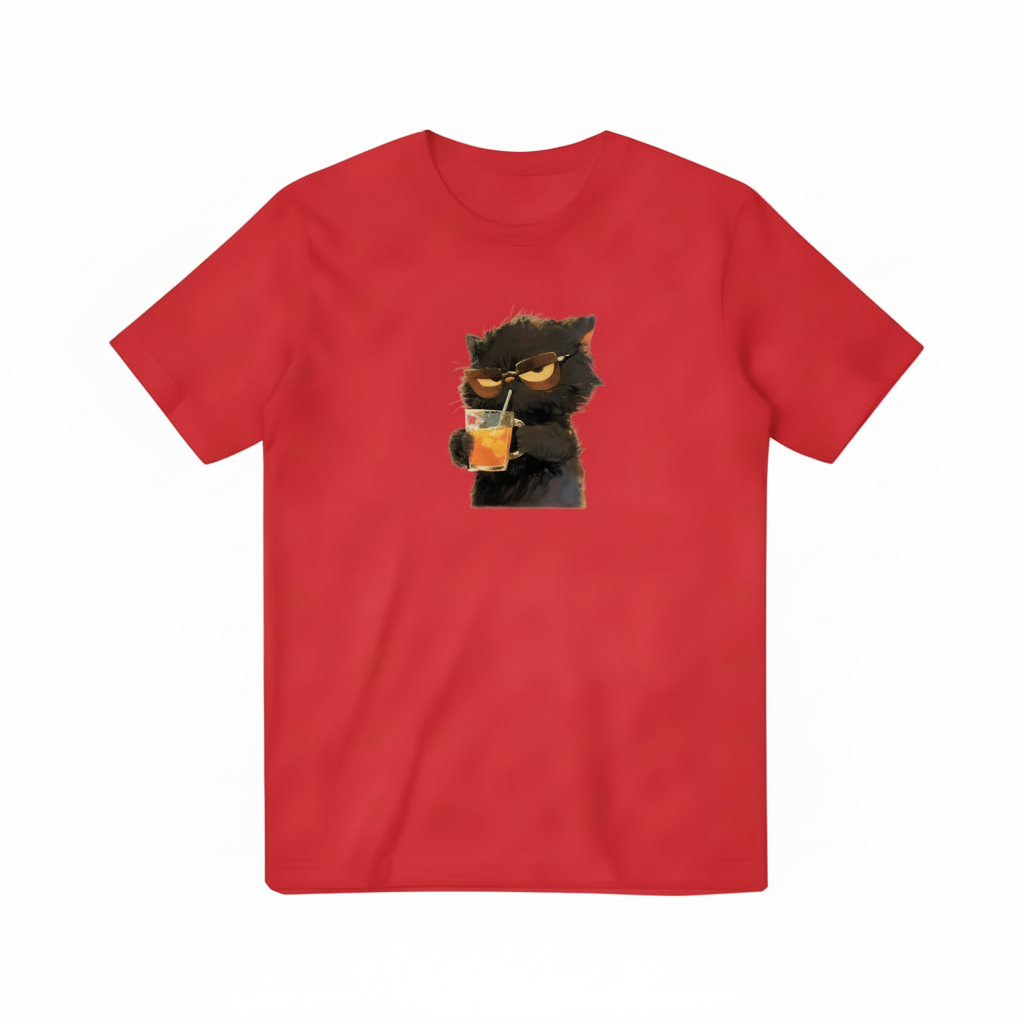 Cool Cat Red T-shirt