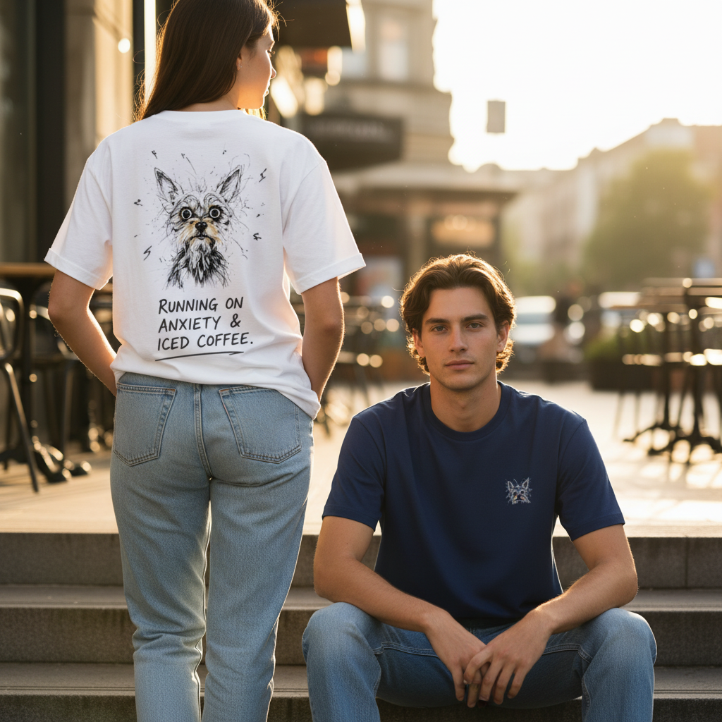 Running on Anxiety & Iced Coffee Tee