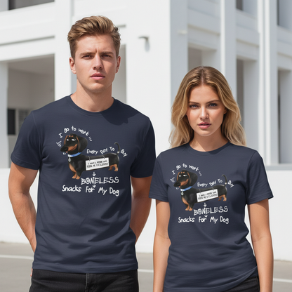 Couple Blonde Navy Tee
