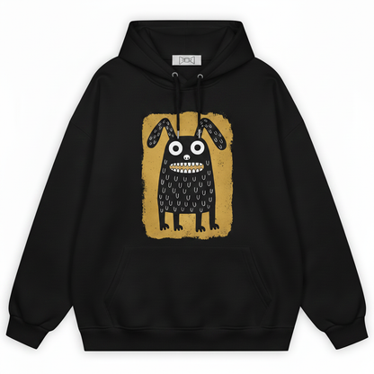 Creepy Cute Monster Bunny Funny Graphic Hoodie H1111