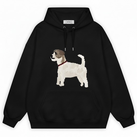 Pixel Art Beagle Dog Hoodie H1034