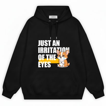 Irritation of the Eyes Funny Crying Corgi Hoodie H1103