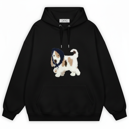 Fluffy Shih Tzu Walking Bandana Hoodie H1072