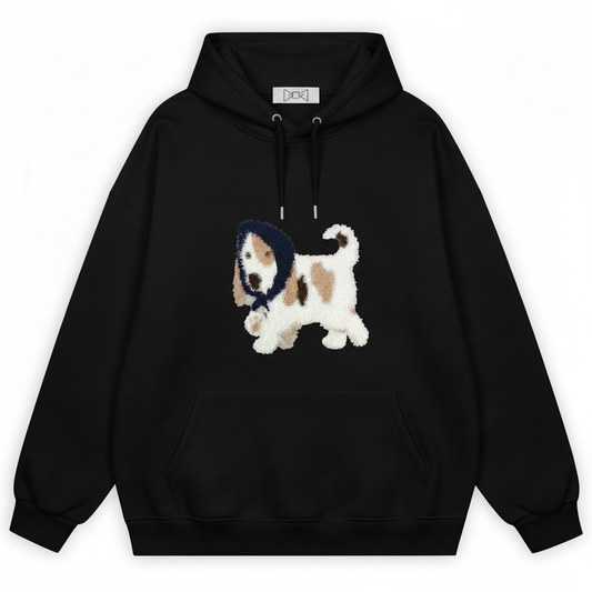 Fluffy Shih Tzu Walking Bandana Hoodie H1072