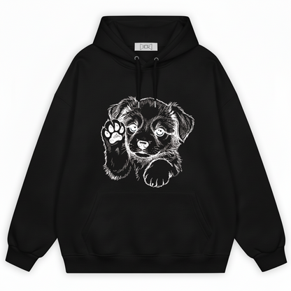 Will Work For Dog Treats Five Dogs Funny Hoodie H1083