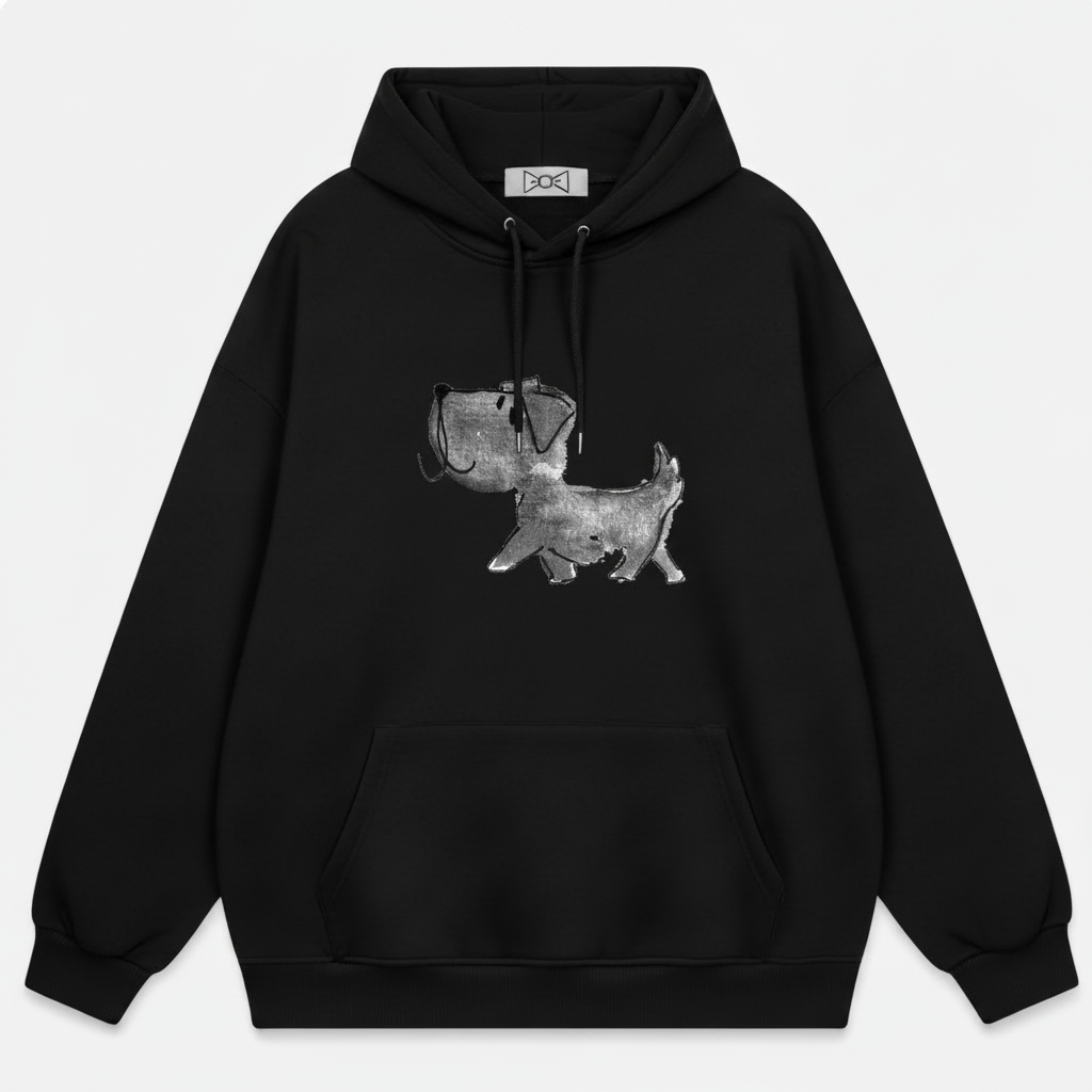 Watercolor Dachshund Graphic Hoodie H1005