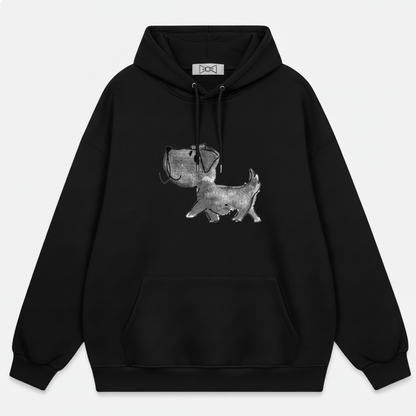 Watercolor Dachshund Graphic Hoodie H1005