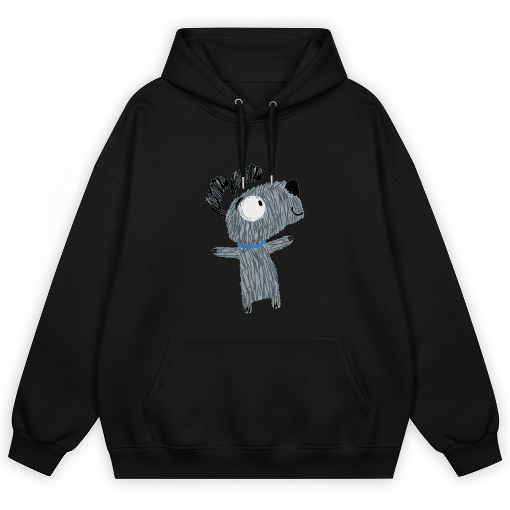 Funny Sketchy Dog Hoodie H1011