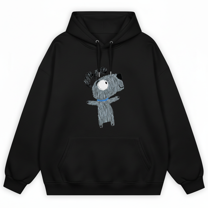 Funny Sketchy Dog Hoodie H1011