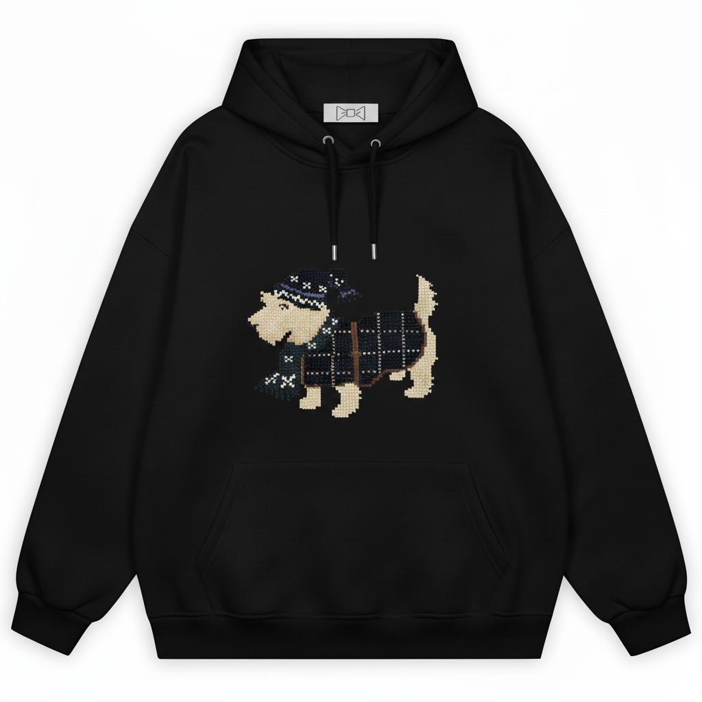 Pixel Yorkshire Terrier Hoodie H1035