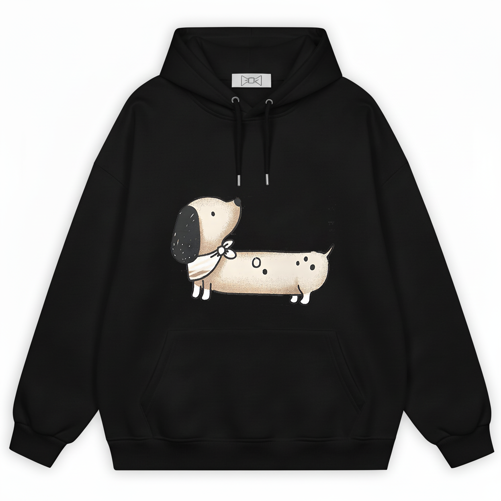 Cute Long Dachshund Dog Hoodie H1037
