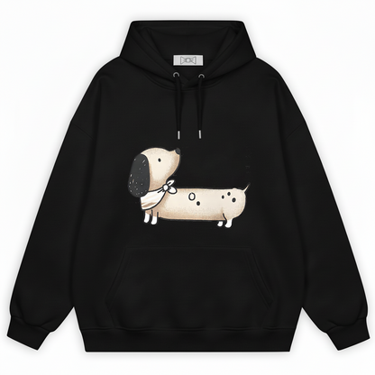 Cute Long Dachshund Dog Hoodie H1037
