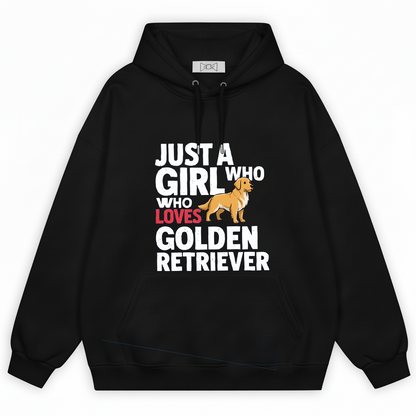 Who Loves Golden Retriever Hoodie H1091