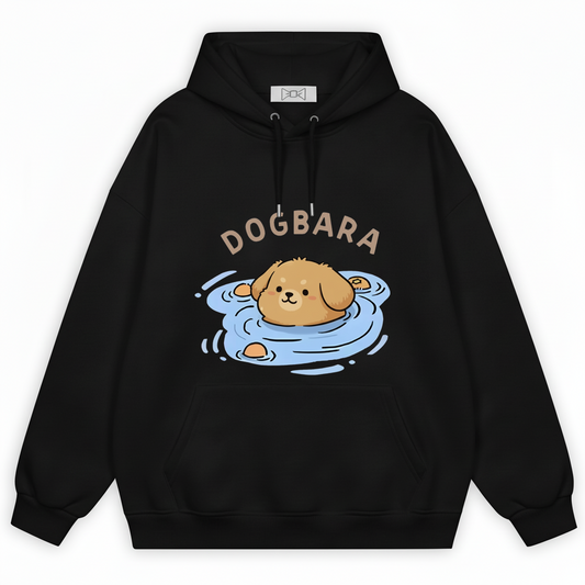 Dogbara Cute Puppy Soaking Bath Graphic Hoodie H1086