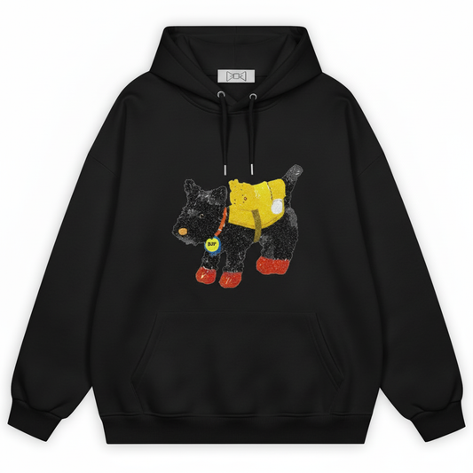 Vintage Scottie Dog Hoodie H1020