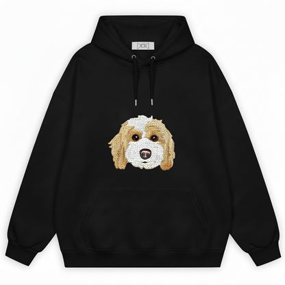 Fluffy Cocker Spaniel Big Face Hoodie H1069
