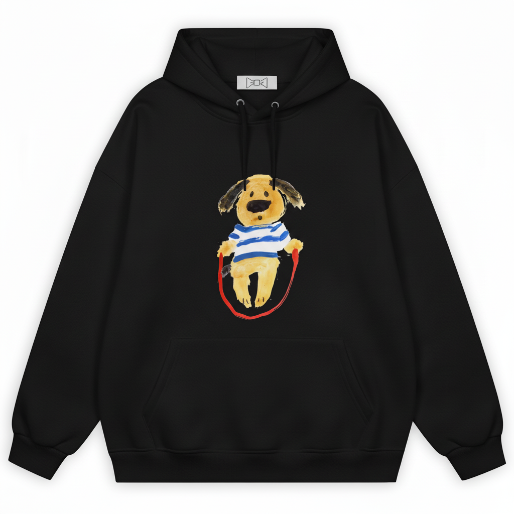 Jump Rope Dog Hoodie H1016