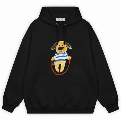 Jump Rope Dog Hoodie H1016