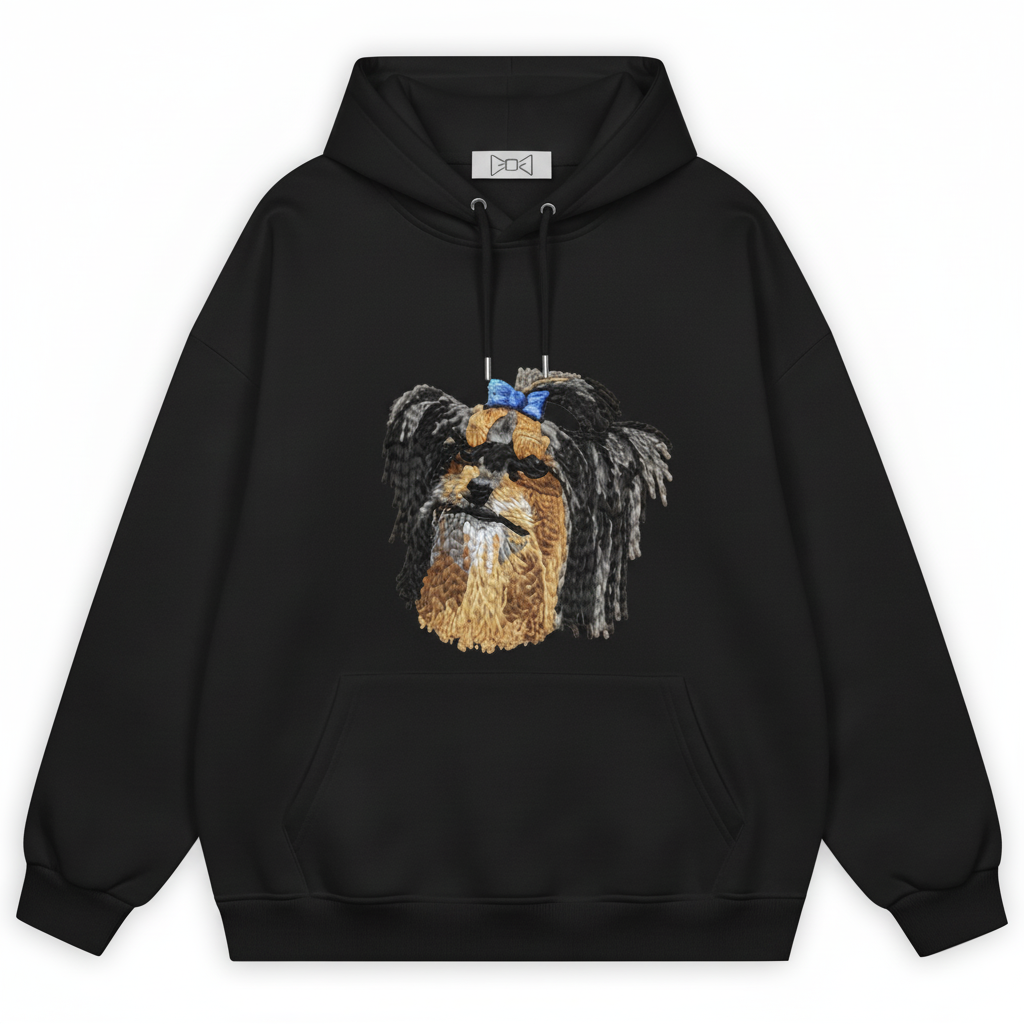 Yorkie Cute Dog Hoodie H1013