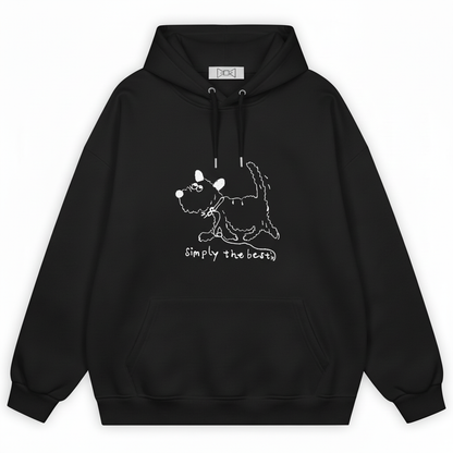 Simply The Best Running Terrier Hoodie H1062
