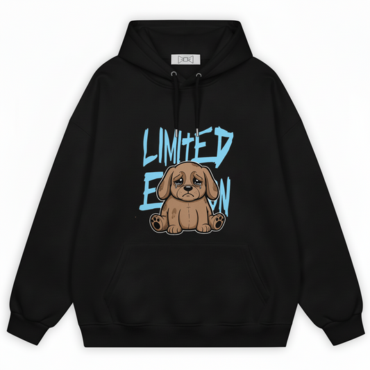 Limited Edition Crying Puppy Graffiti Graphic Hoodie H1085