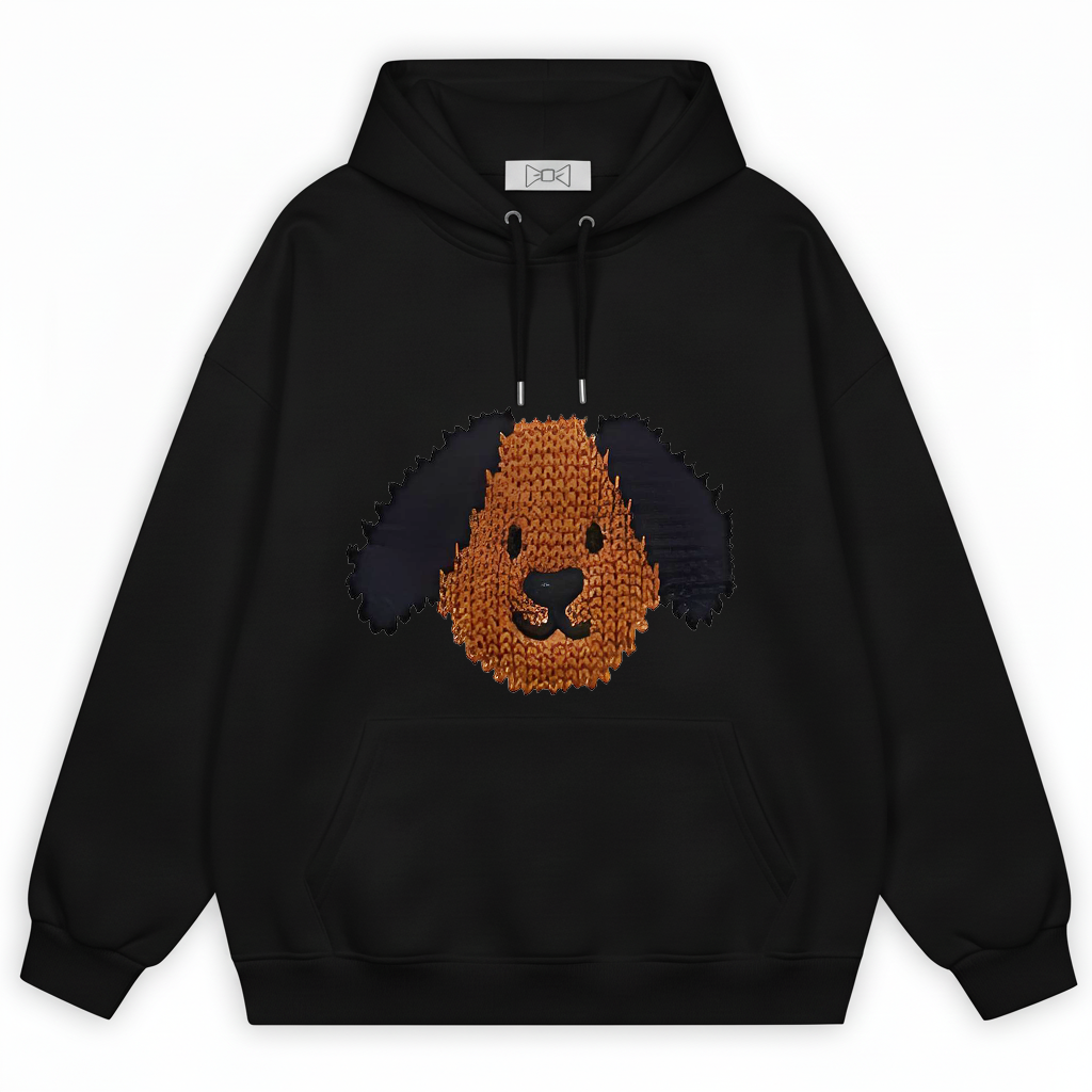 Pixel Art Dog Hoodie H1028