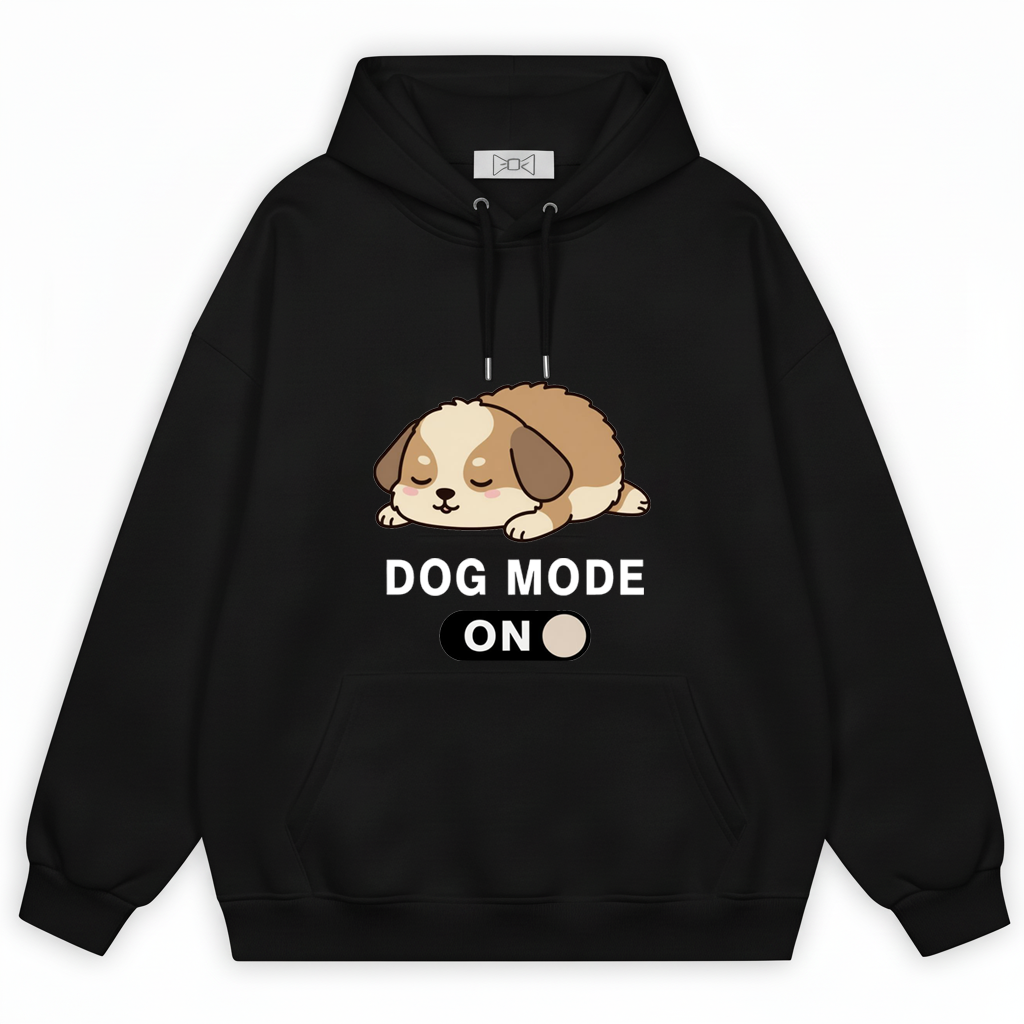 Dog Mode On Sleeping Puppy Funny Hoodie H1081