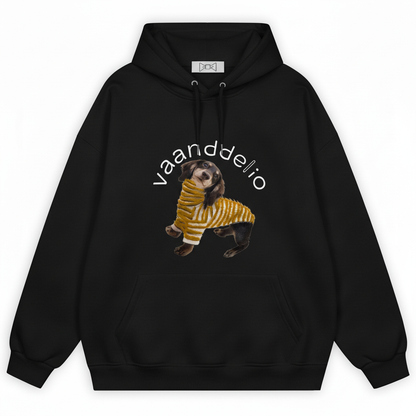 Vaanddelio Dachshund Stripe Sweater Hoodie H1074